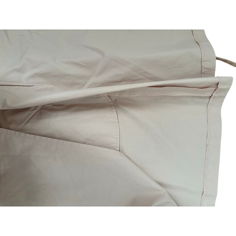 Giorgio Armani Golf Wrap Skirt Beige Cotton Mini Skirt Italy Size 42 - Picture 5 of 9